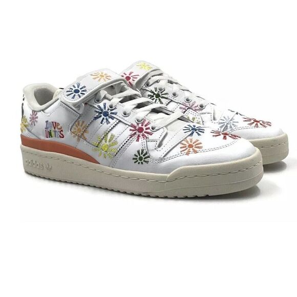 Adidas Forum Low Pride Mens Size 8-13 Casual Shoe White Retro Sneaker - Picture 3 of 7